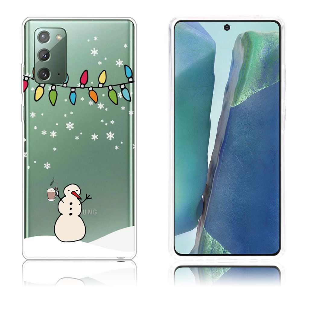 Christmas Samsung Galaxy Note 20 case - Snowman and Snow