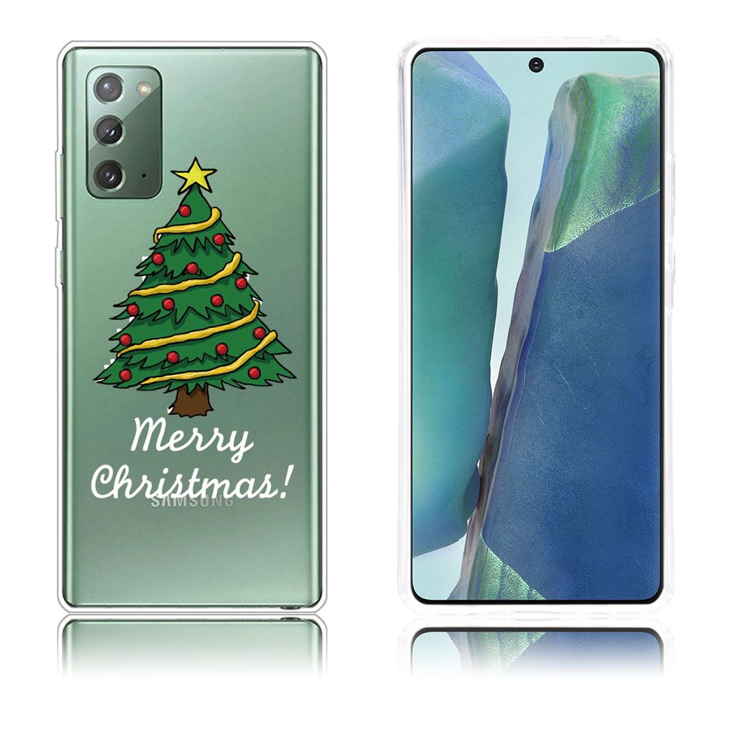 Christmas Samsung Galaxy Note 20 case - Hand Painted Christmas Tree