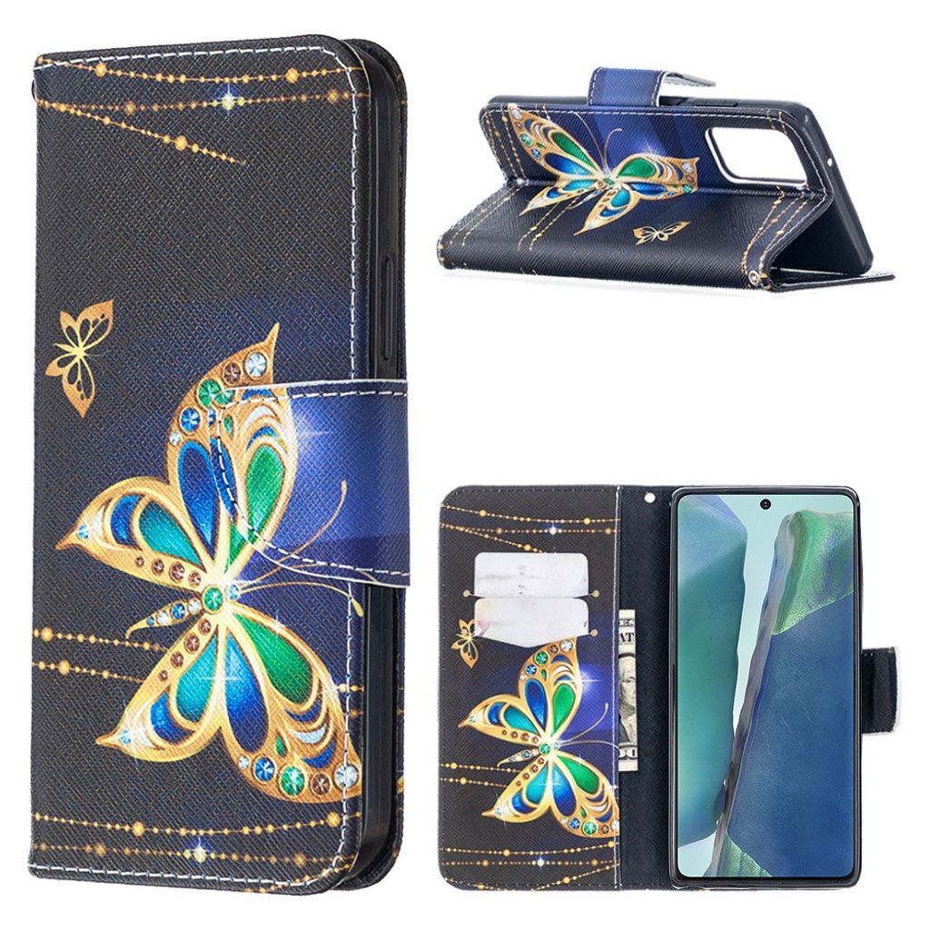 Wonderland Samsung Galaxy Note 20 flip case - Vivid Butterfly