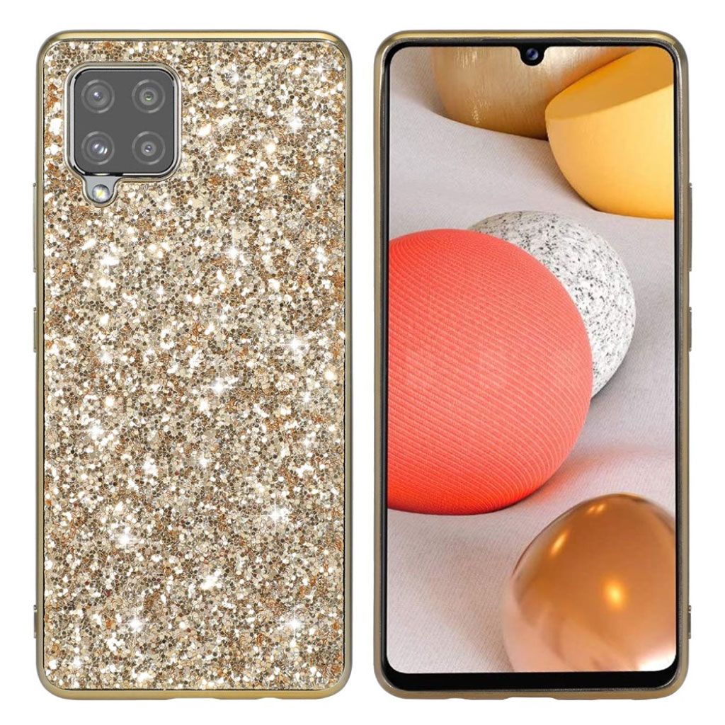 Glitter Samsung Galaxy A42 5G case - Gold