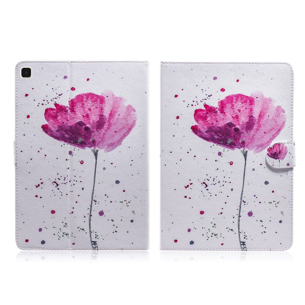 Cool pattern leather flip case for Samsung Galaxy Tab A7 10.4 (2020) - Beautiful Flower