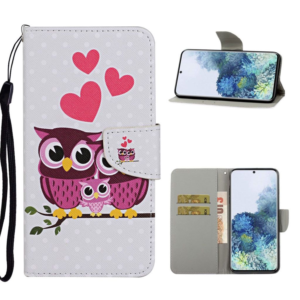 Wonderland Samsung Galaxy S21 Plus flip case - Owl and Heart