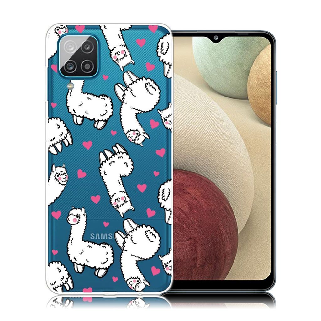 Deco Samsung Galaxy A12 5G case - Fluffy Llama