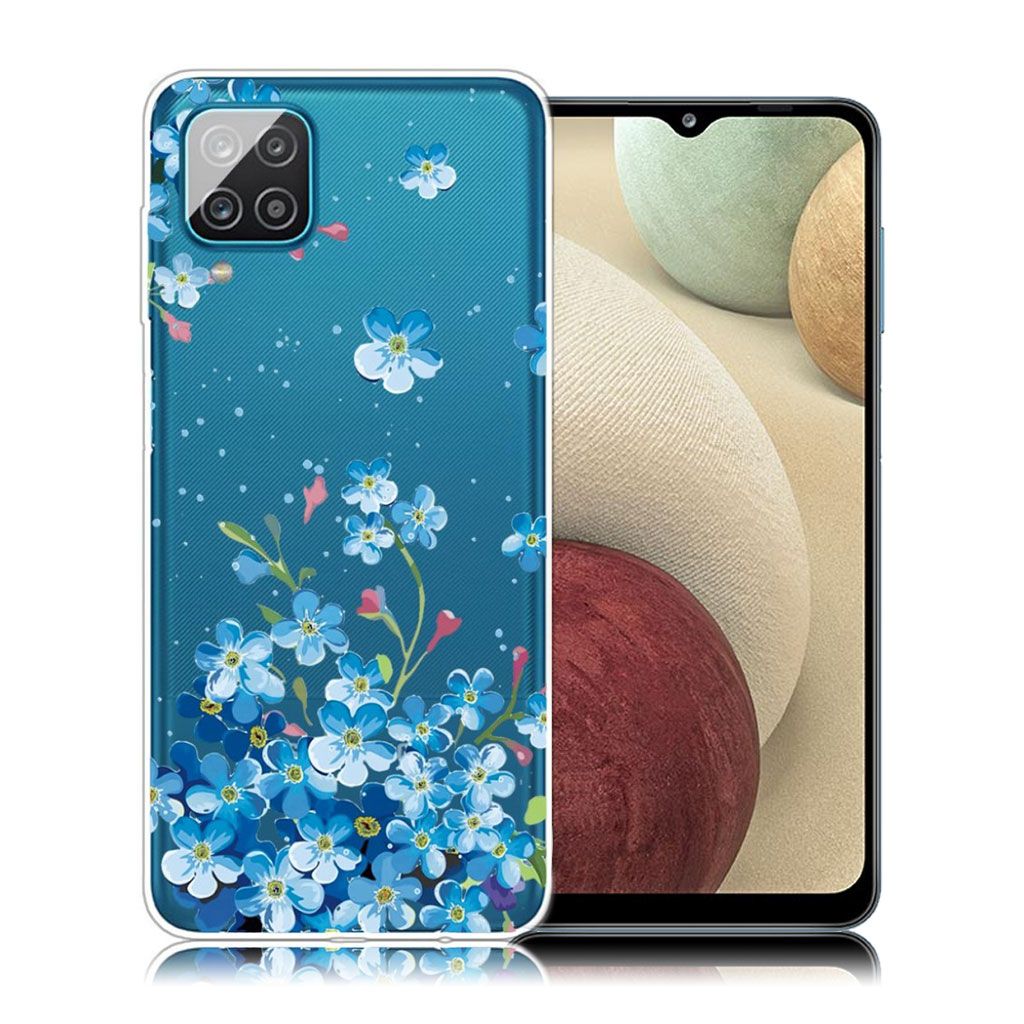 Deco Samsung Galaxy A12 5G case - Blue Flower