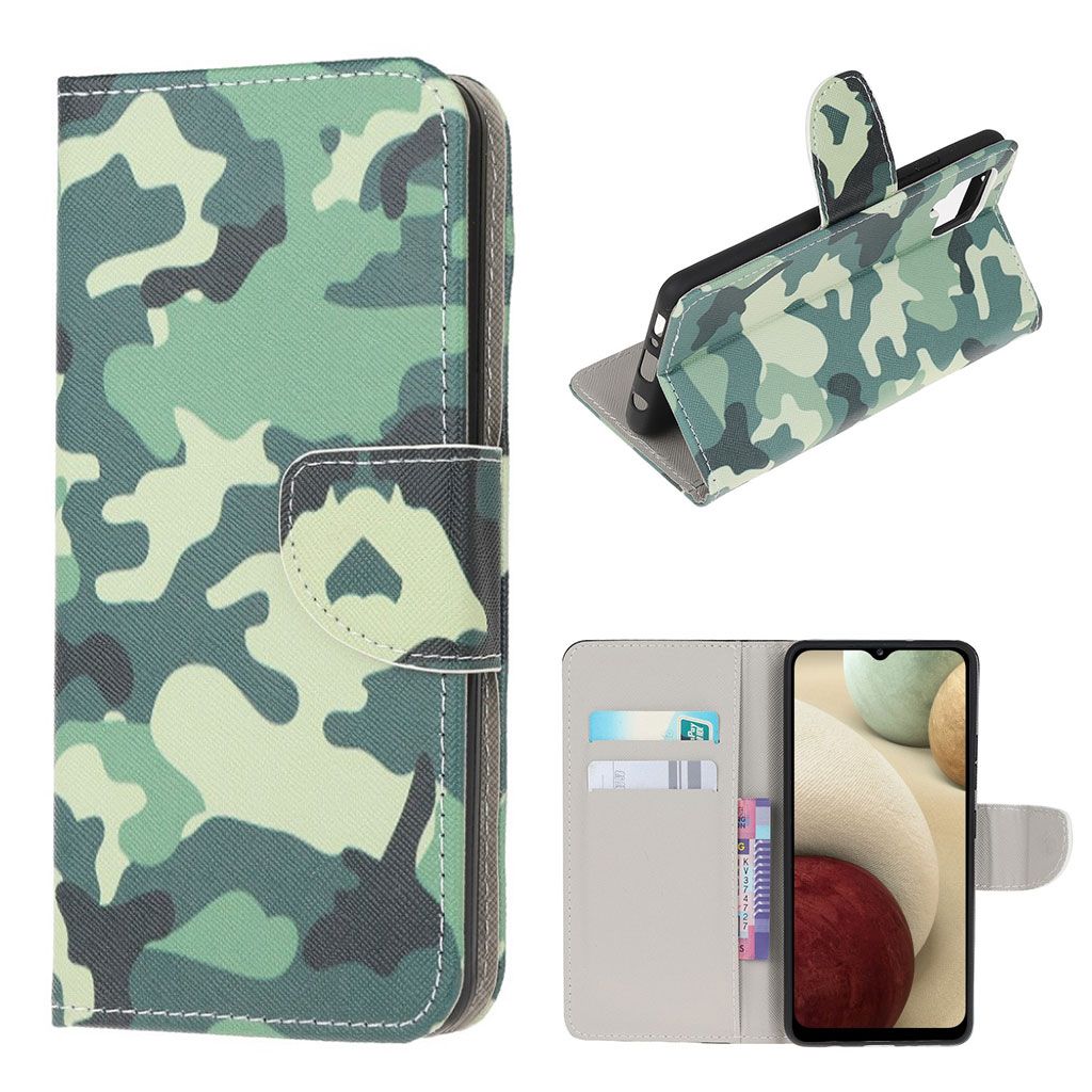 Wonderland Samsung Galaxy A12 5G flip case - Camouflage