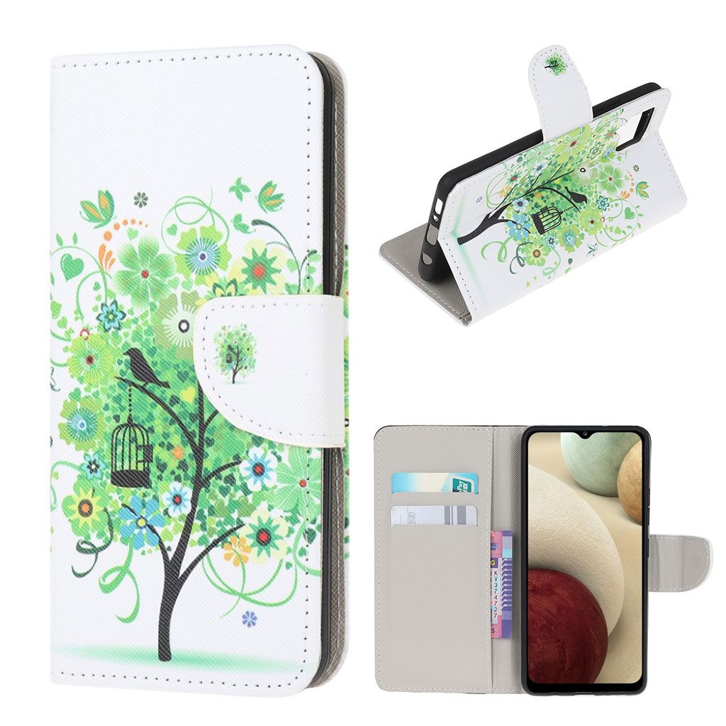 Wonderland Samsung Galaxy A12 5G flip case - Green Tree