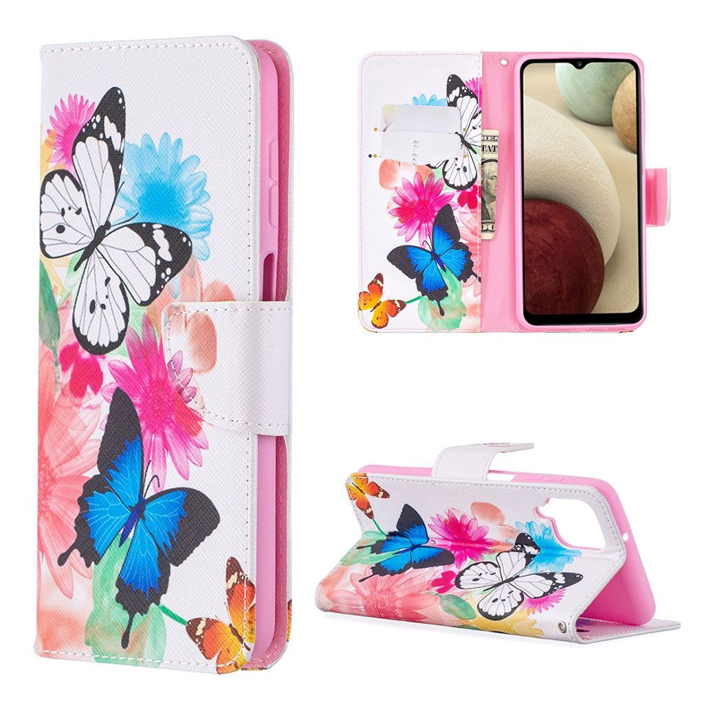Wonderland Samsung Galaxy A12 5G flip case - Two Butterflies