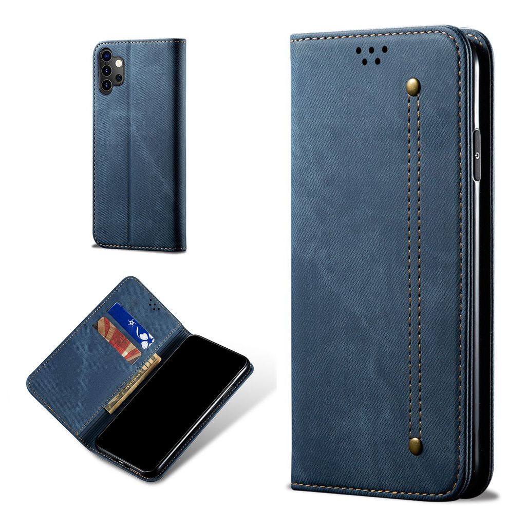 Jeans Samsung Galaxy A32 5G Flip case - Blue