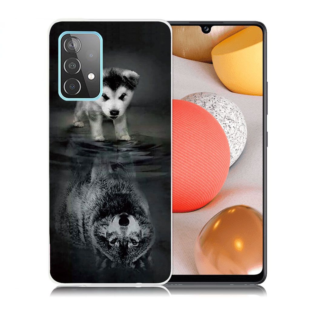 Deco Samsung Galaxy A52 5G case - Dog Mirrors Wolf