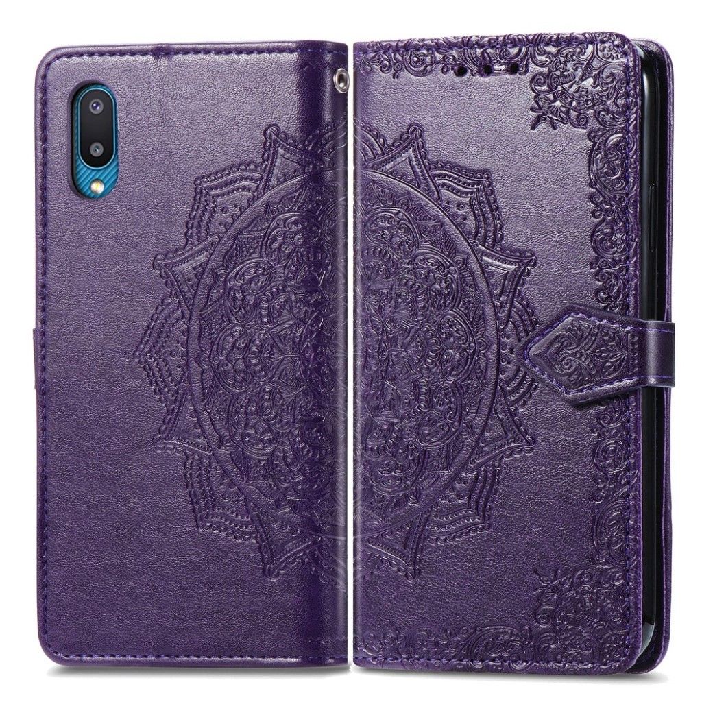 Mandala Samsung Galaxy A02 Flip case - Purple