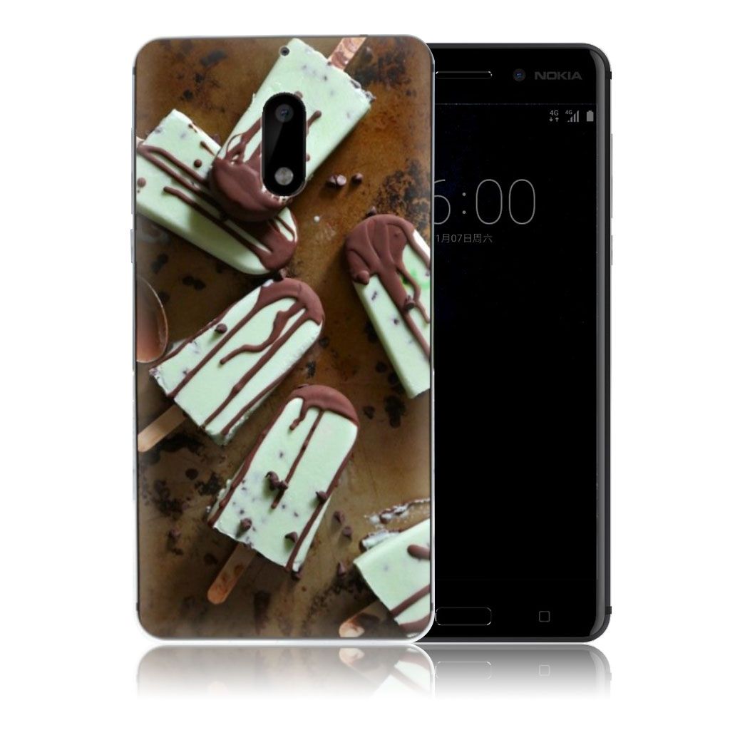 Nokia 6 softlyfit pattern TPU case - Chocolate Popsicles