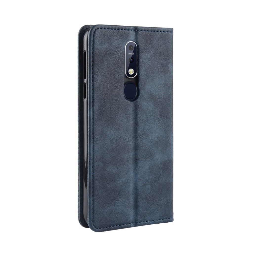 Bofink Vintage Nokia 7.1 leather case - Blue