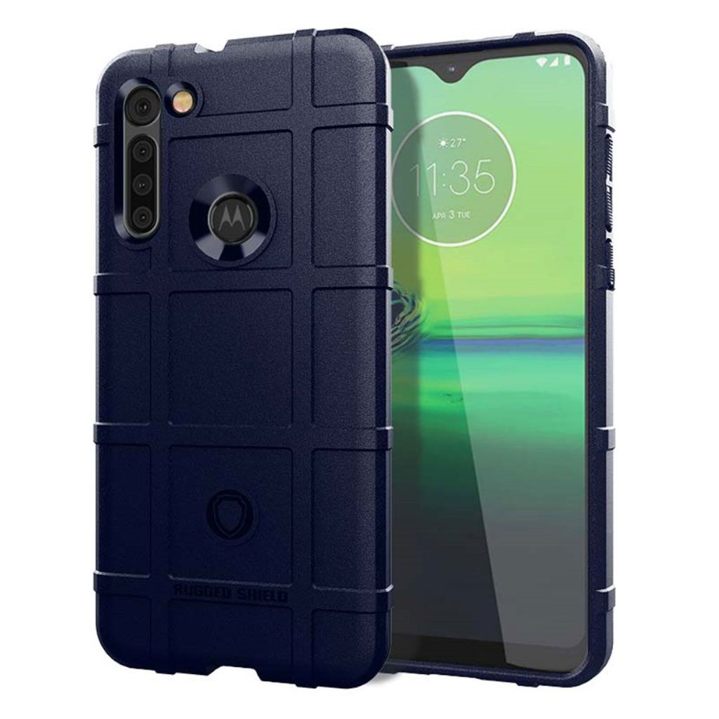 Rugged Shield case - Motorola Moto G8 - Blue