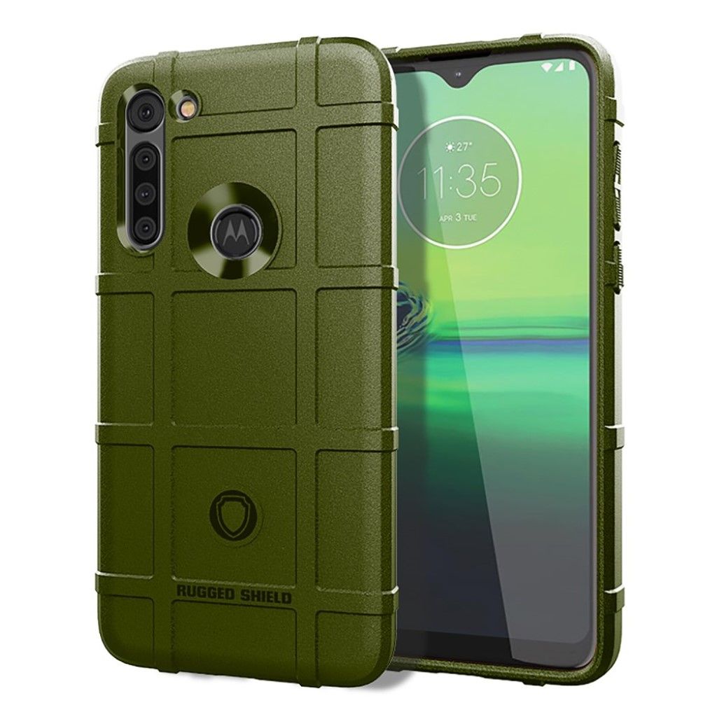 Rugged Shield case - Motorola Moto G8 Power - Green