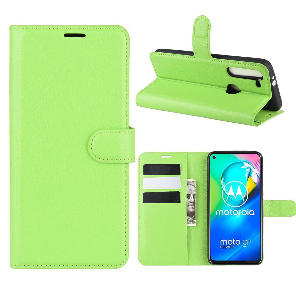 Classic Motorola Moto G8 Power flip case - Green