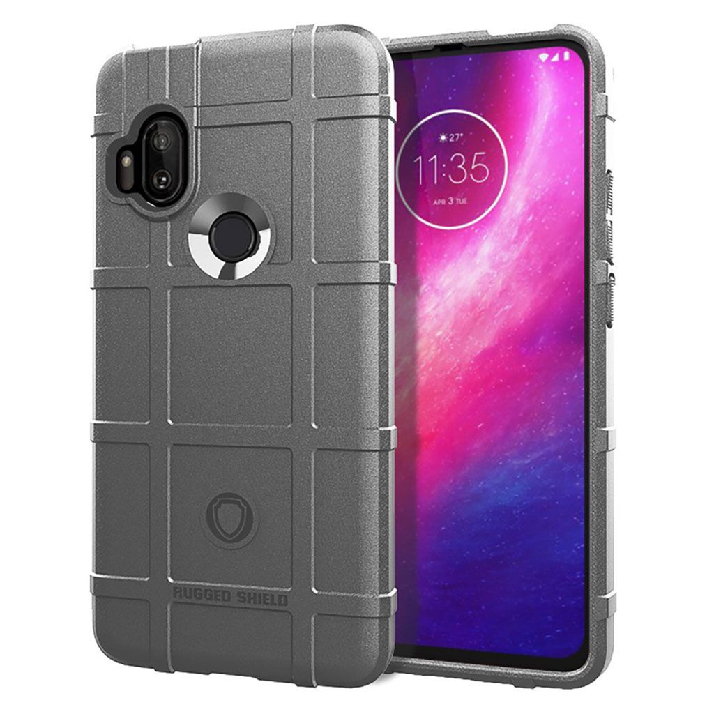 Rugged Shield case - Motorola One Hyper - Grey