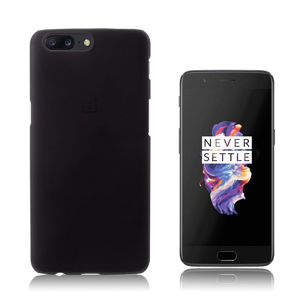 OnePlus 5 rubberized hard case - Black