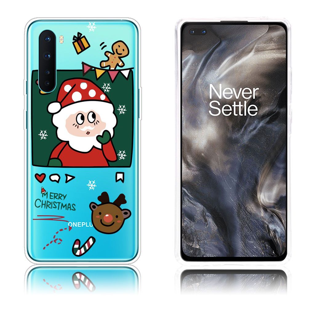 Christmas OnePlus Nord case - Santa / Elk / Candy Canes