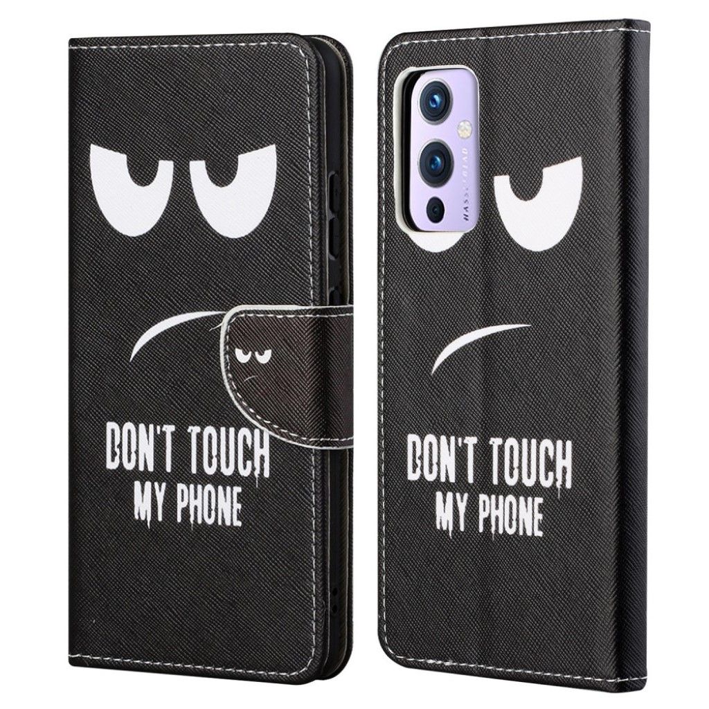 Wonderland OnePlus 9 Pro flip case - Don\'t Touch My Phone