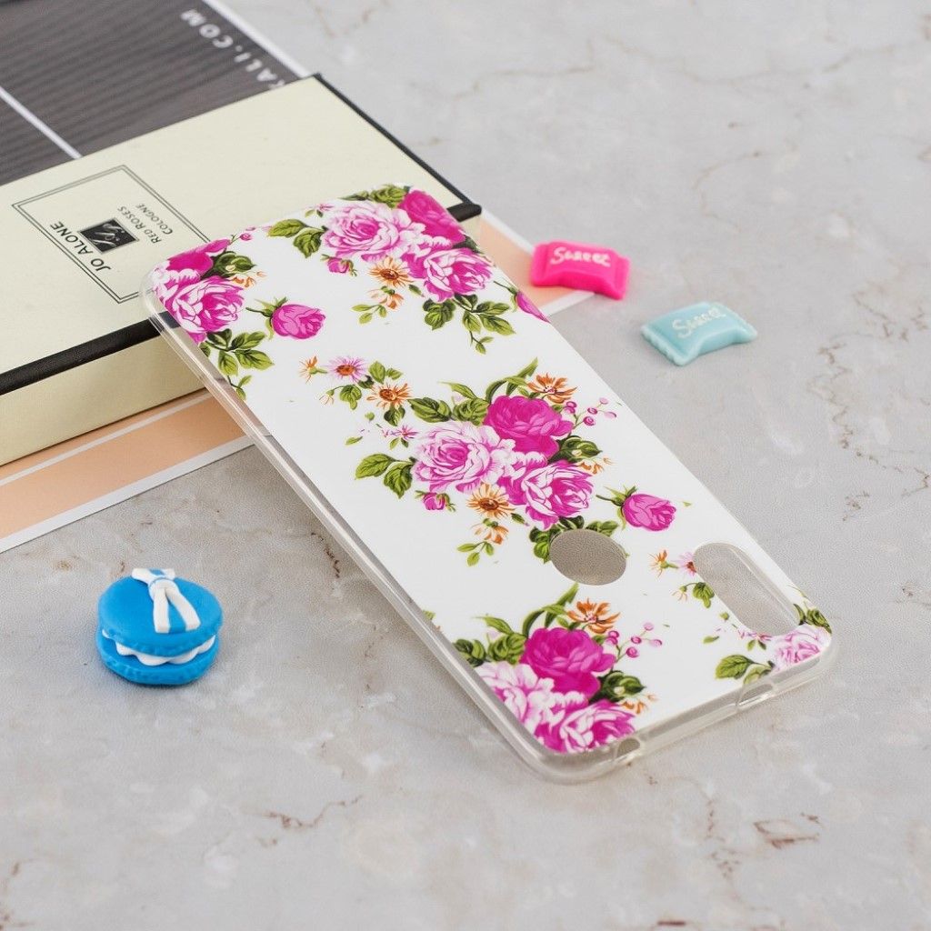 Xiaomi Redmi S2 luminous pattern case - Blooming Flower