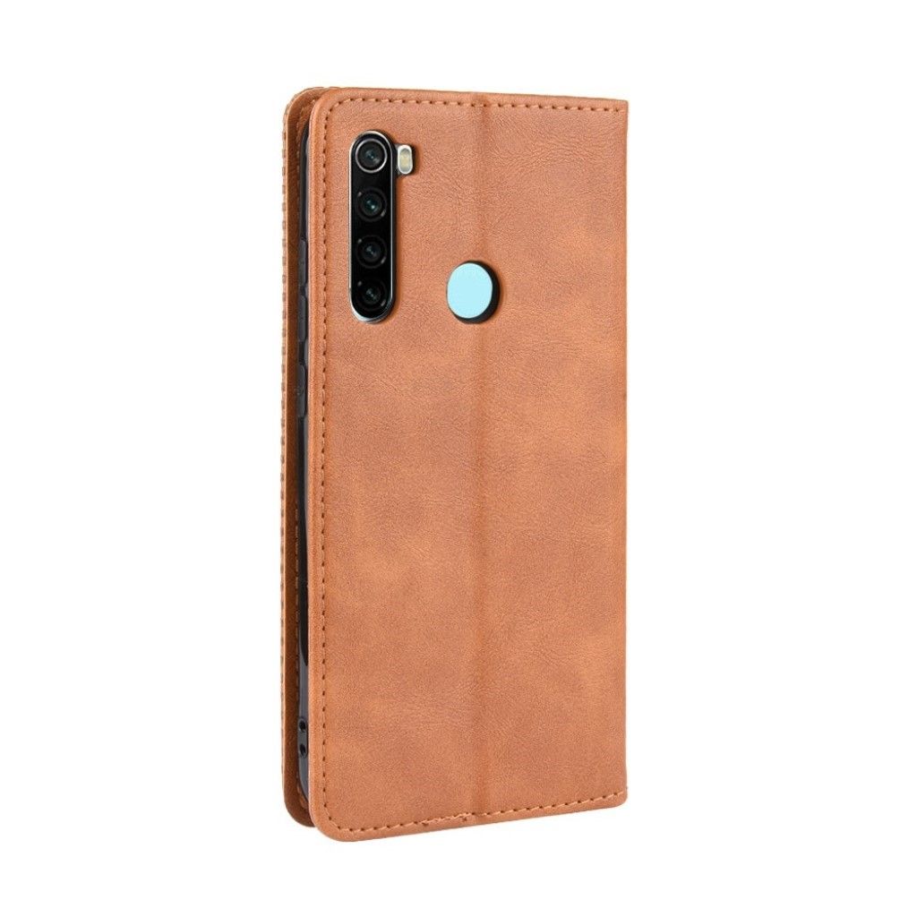 Bofink Vintage Xiaomi Redmi Note 8 leather case - Brown