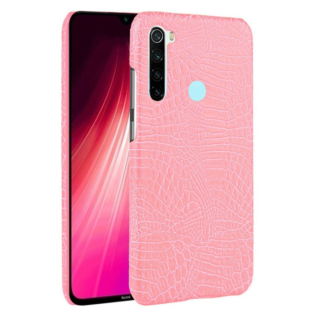 Croco case - Xiaomi Redmi Note 8T - Pink