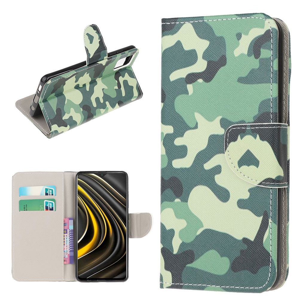 Wonderland Xiaomi Poco M3 flip case - Camouflage Pattern