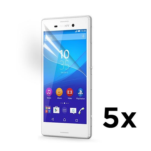 5 Pieces Screen Protector for Sony Xperia M4 Aqua.