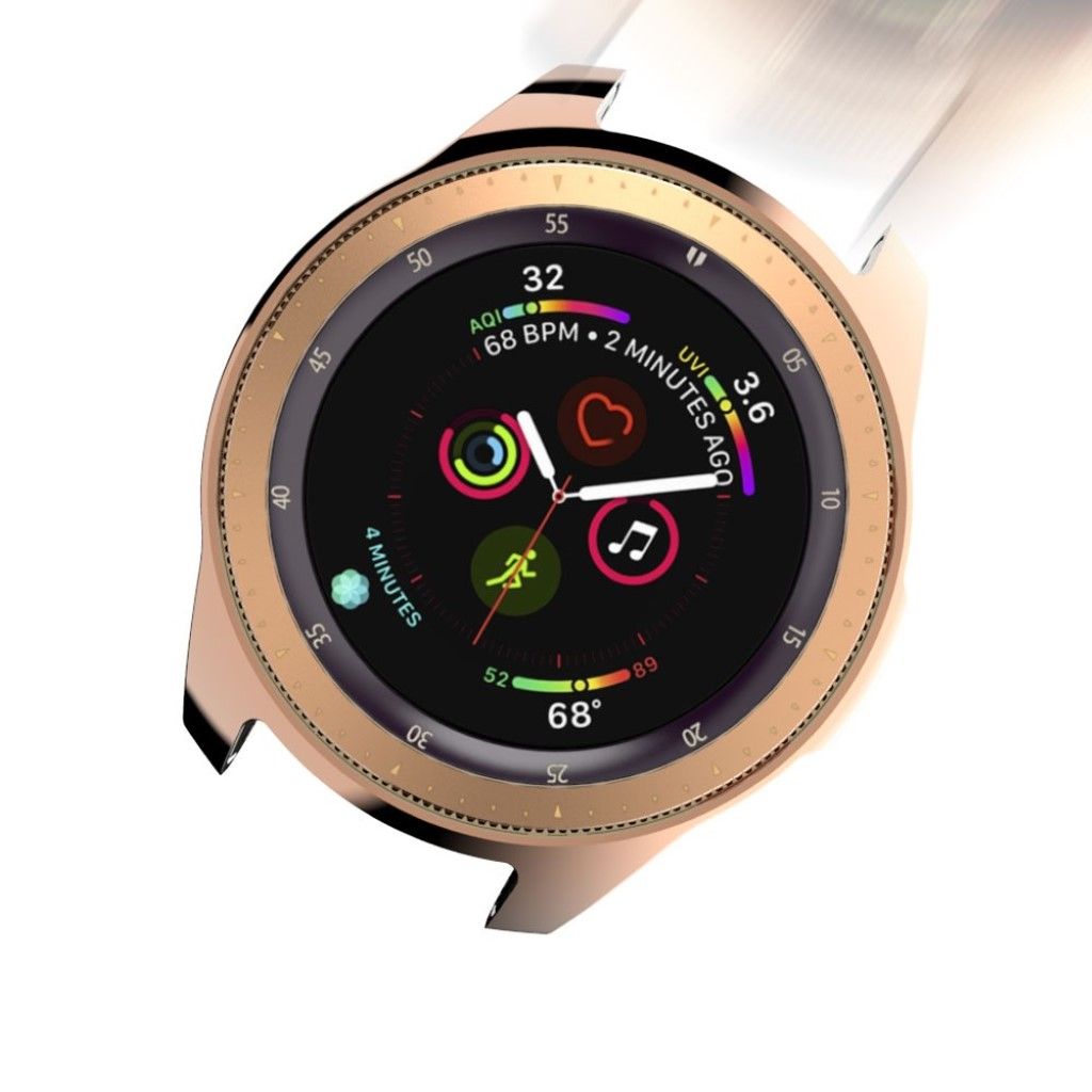 Samsung Gear S2 / Galaxy Watch 42mm electroplated frame case - Rose Gold