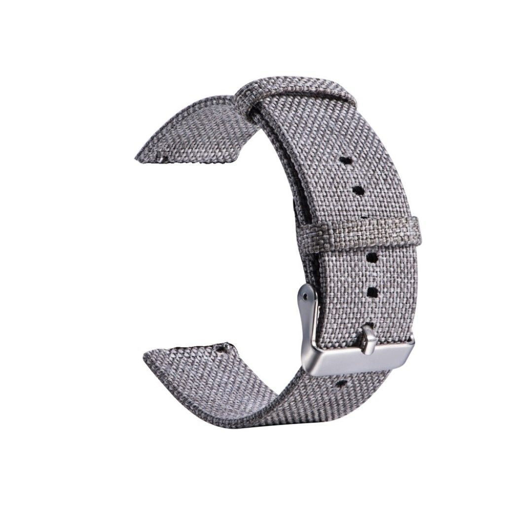 Samsung Galaxy Watch (46mm) stylish canvas watch strap replacement - Grey