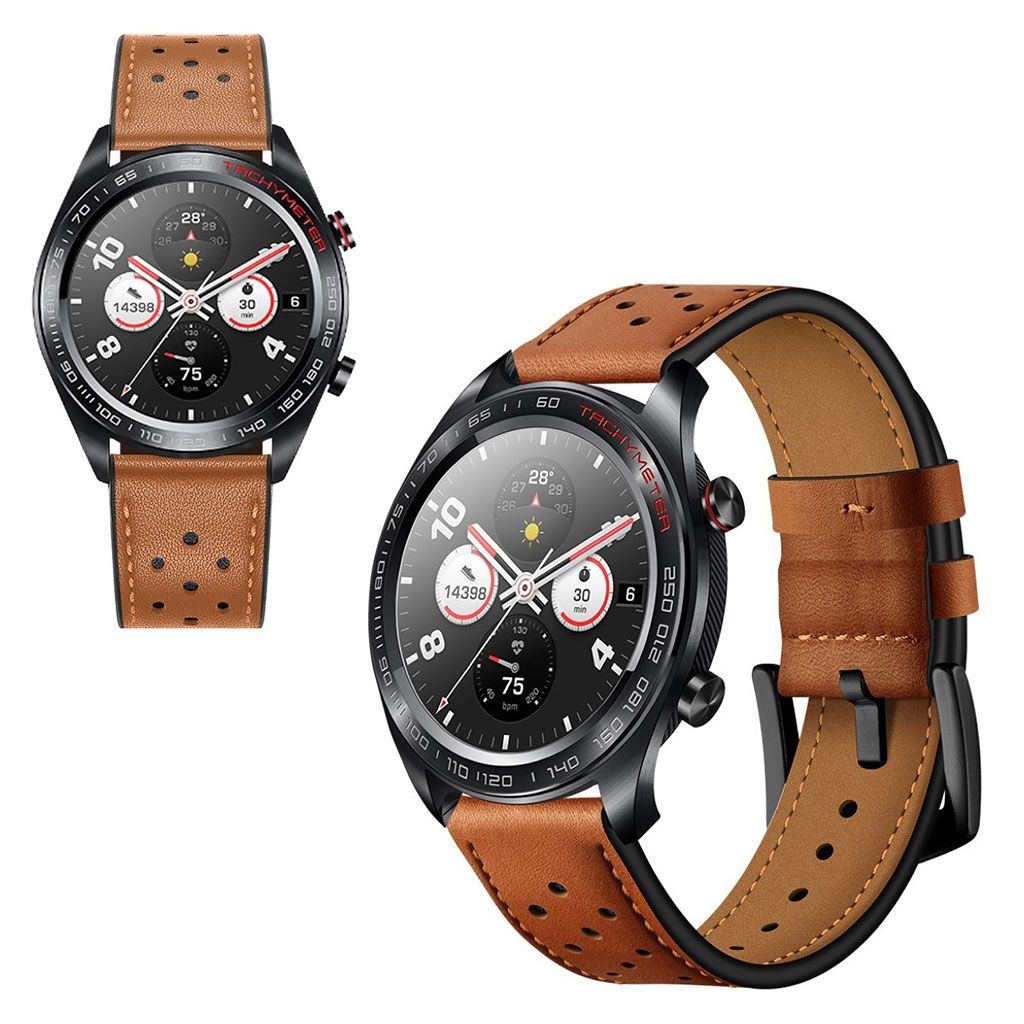 Huawei Watch Magic genuine leather watch band - Brown