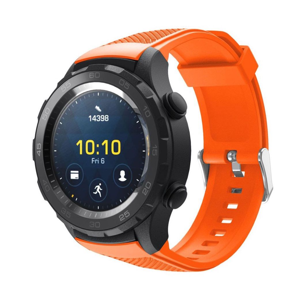 Huawei Watch 2 textured sports silicone watchband - Orange