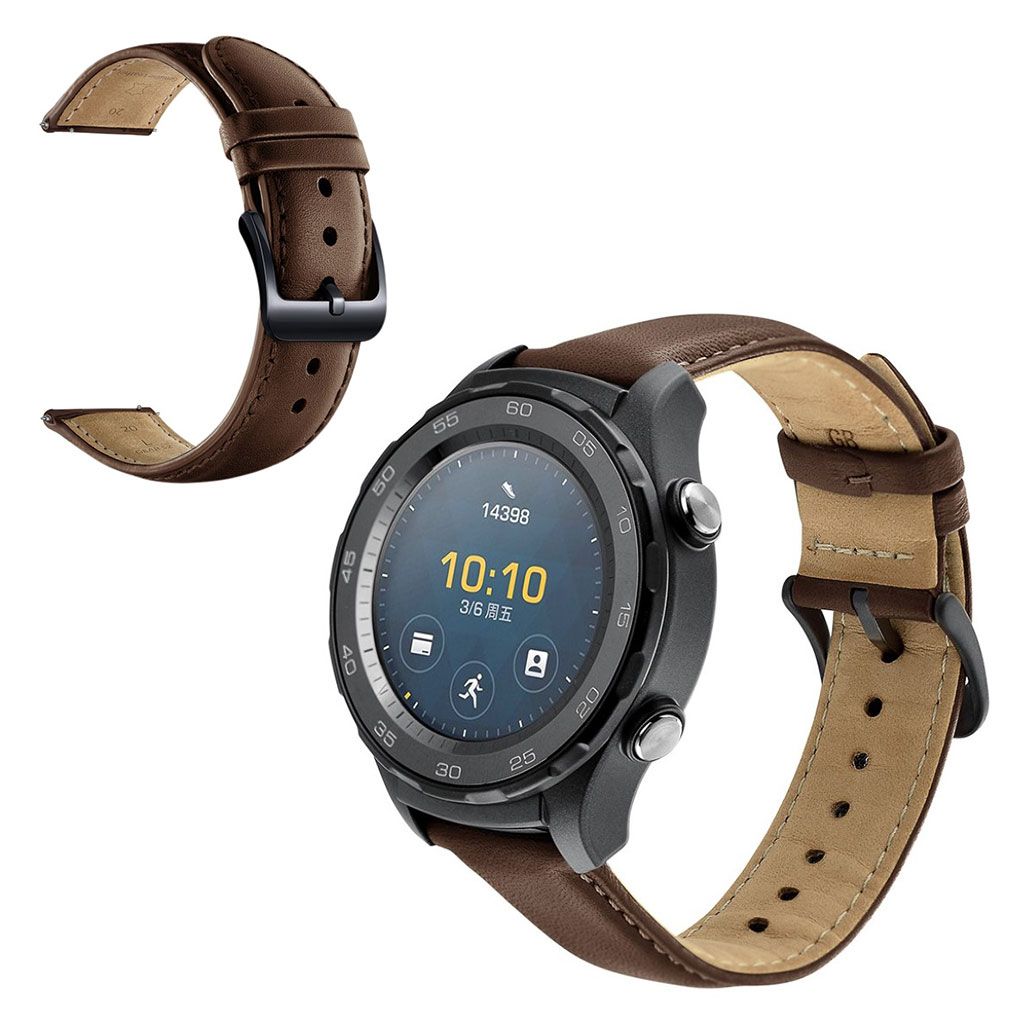 Huawei Watch 2 genuine leather watch band - Brown