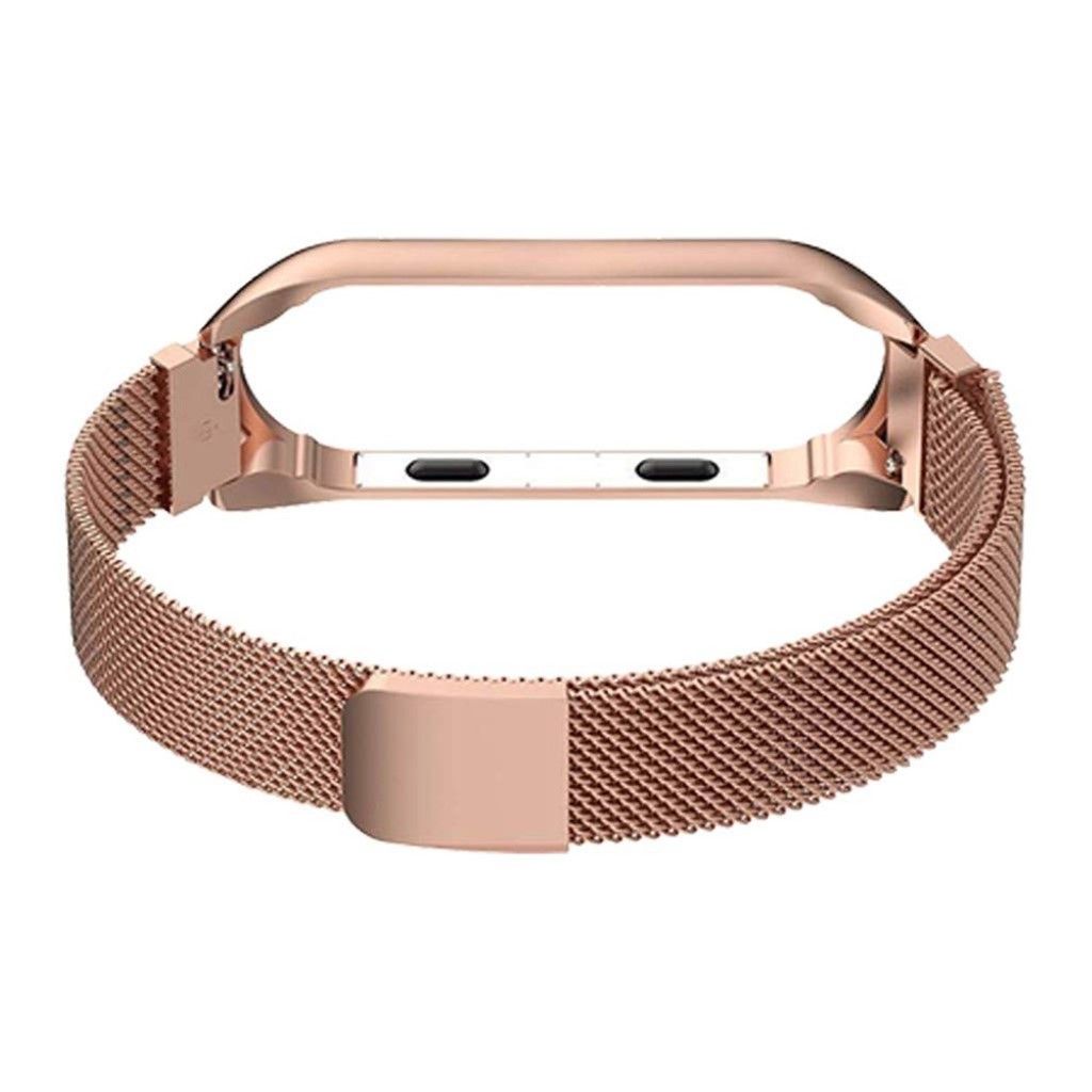 Xiaomi Mi Smart Band 4 milanese stainless steel watch band - Rose Gold