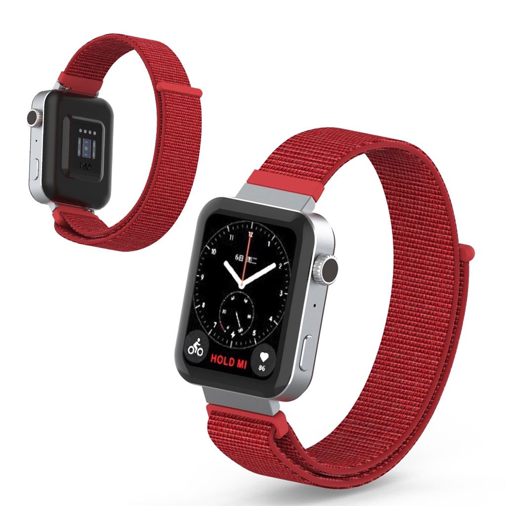 Xiaomi Mi Watch Premium Edition nylon woven watch band - Red