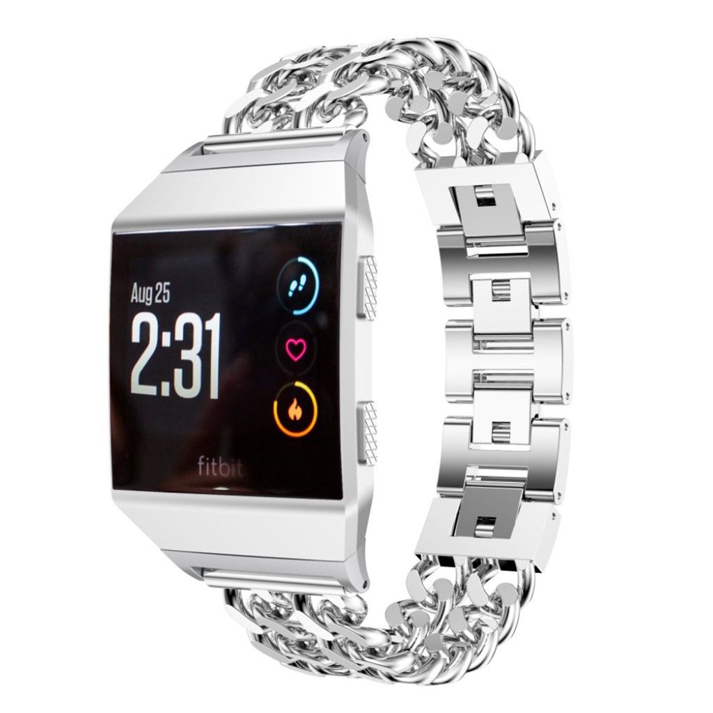 Fitbit Ionic cowboy chain alloy watch strap - Silver