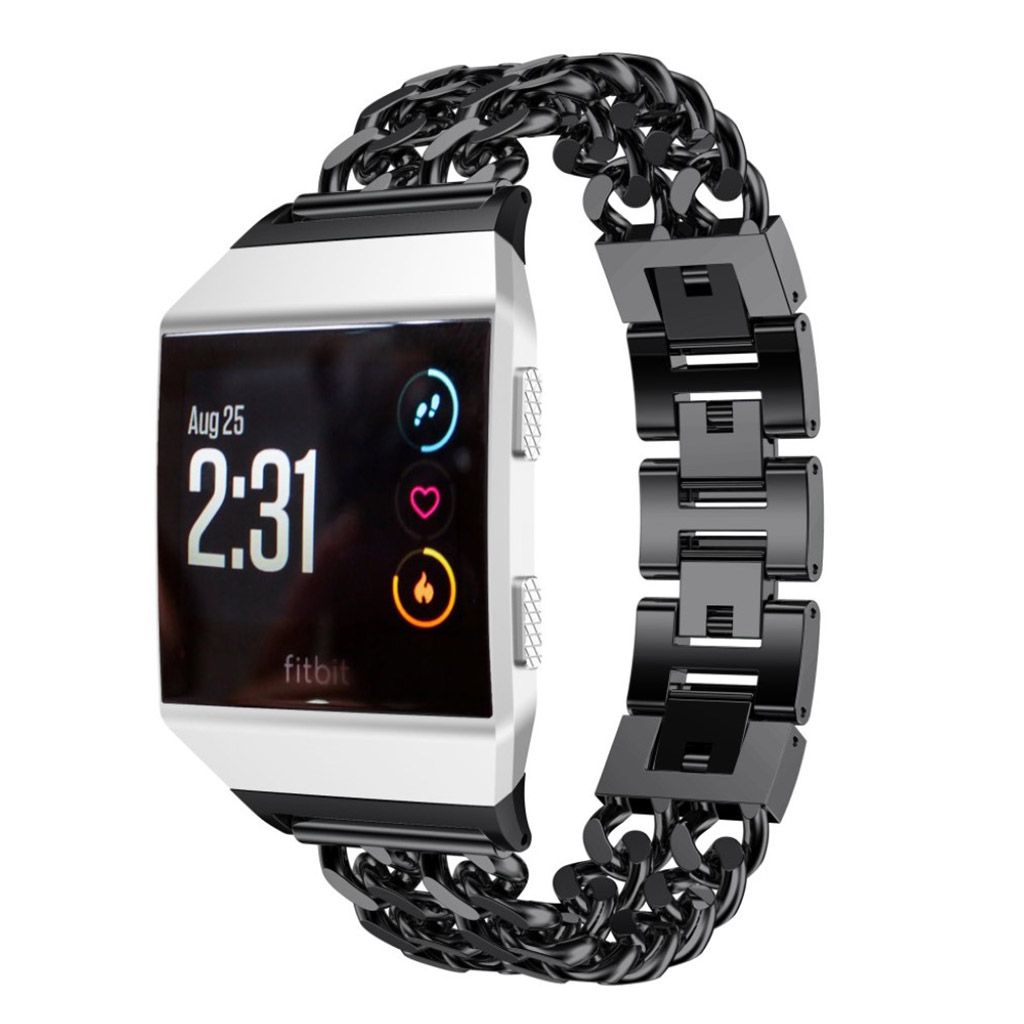 Fitbit Ionic cowboy chain alloy watch strap - Black