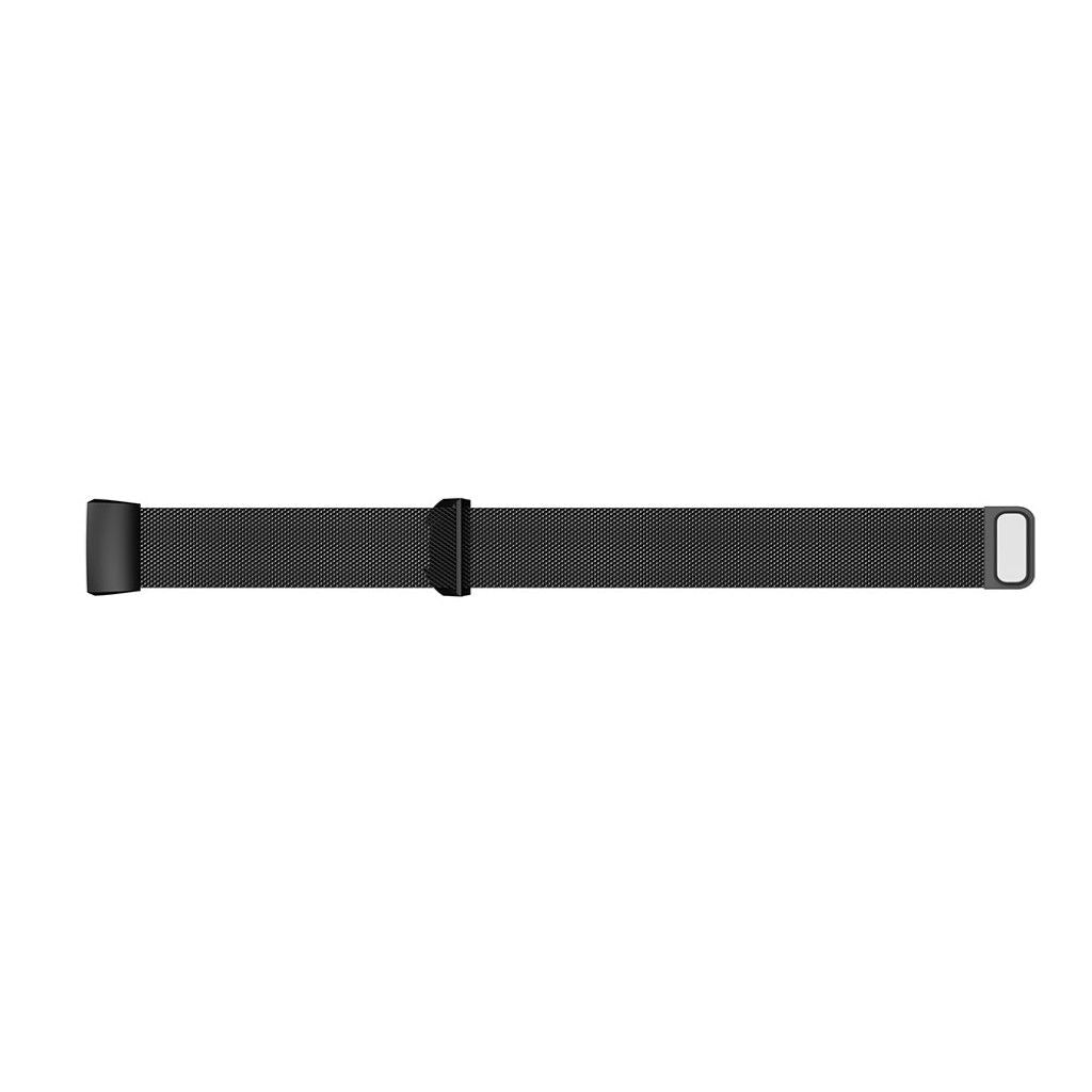 Fitbit Charge 3 luxury milanese watch strap replacement - Size: S / Black