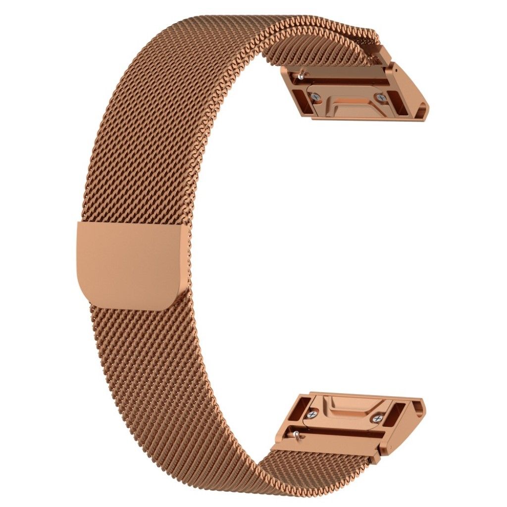 Garmin Fenix 5S milanese watch strap - Rose Gold