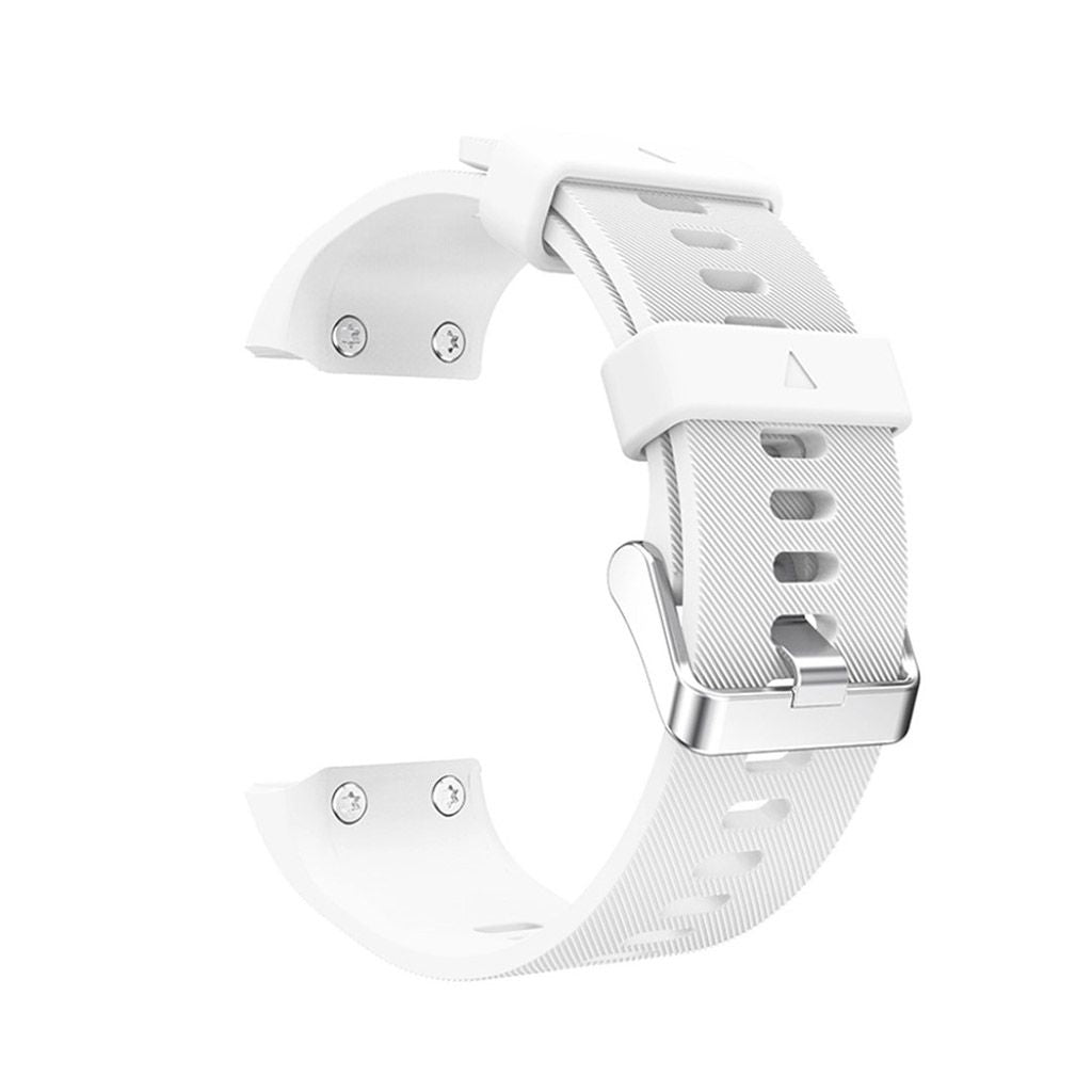 Garmin Forerunner 35 pin buckle silicone watch strap - White