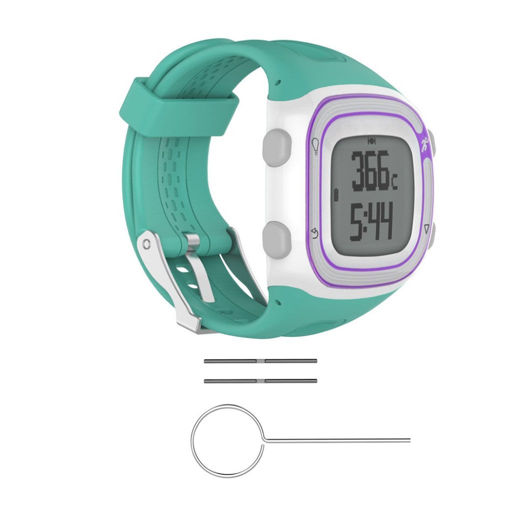 Garmin Forerunner 10 soft sports silicone watch strap - Green