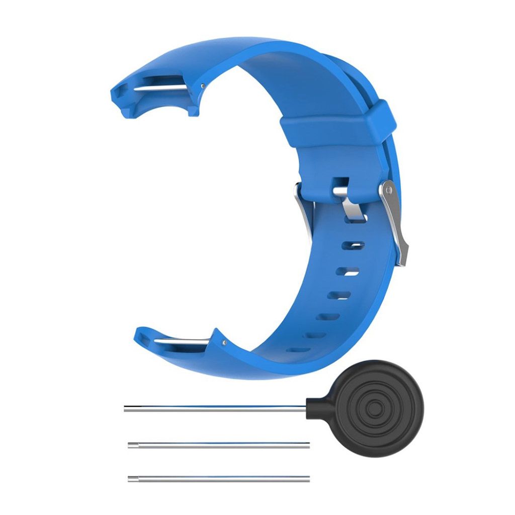 Garmin Approach S3 soft silicone sports watch strap - Blue