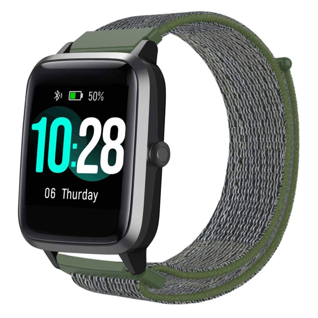 Nylon loop watch band for Haylou Solar watch - Army Green