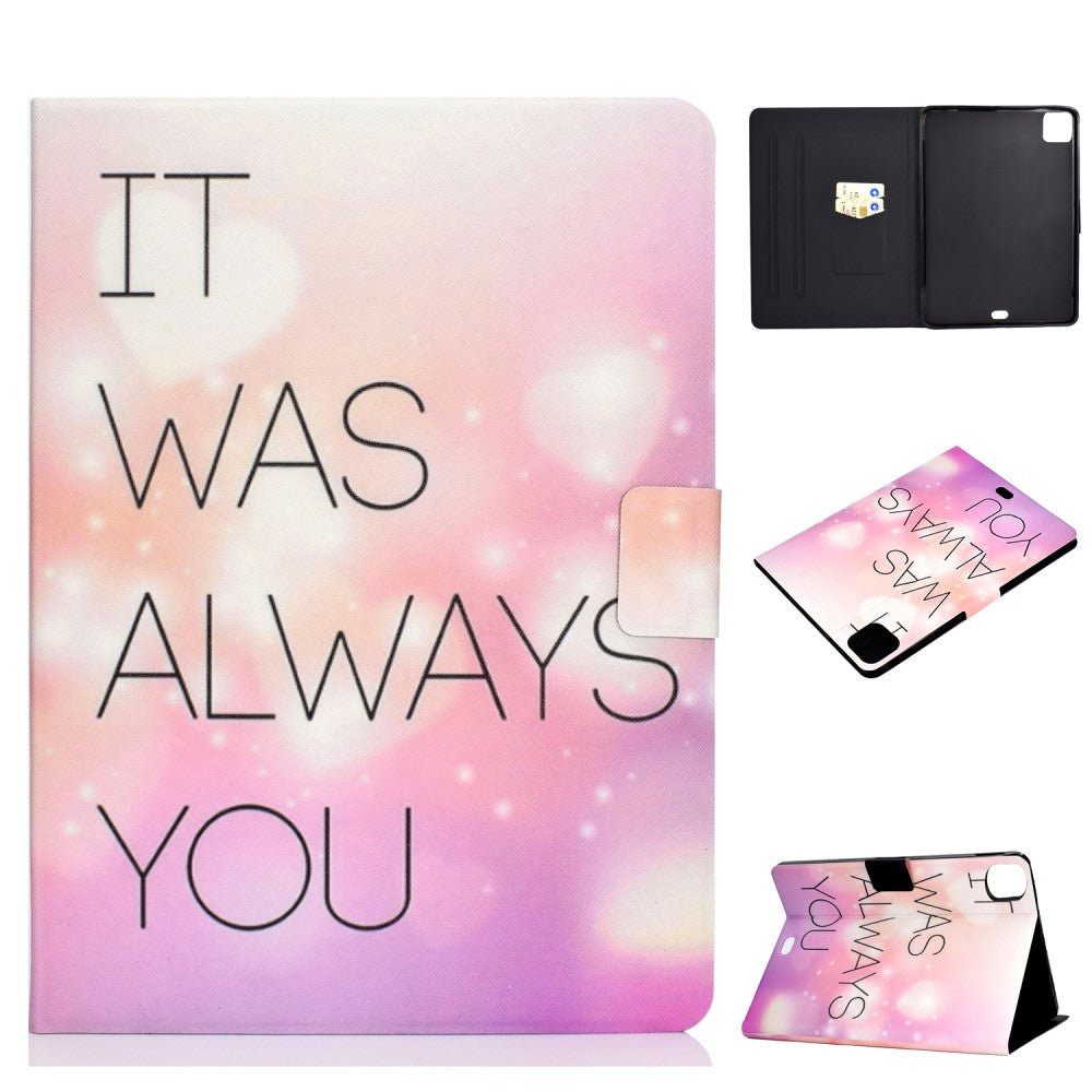 iPad Pro 11 (2021) / Air (2020) beautiful pattern leather flip case - It was Always You