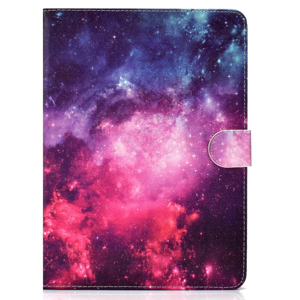iPad 10.2 (2021) / Air (2019) cool pattern leather flip case - Space