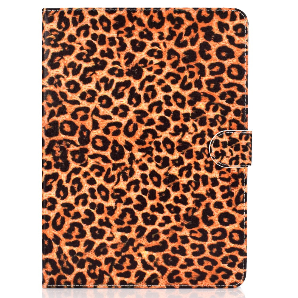 iPad 10.2 (2021) / Air (2019) cool pattern leather flip case - Leopard Texture