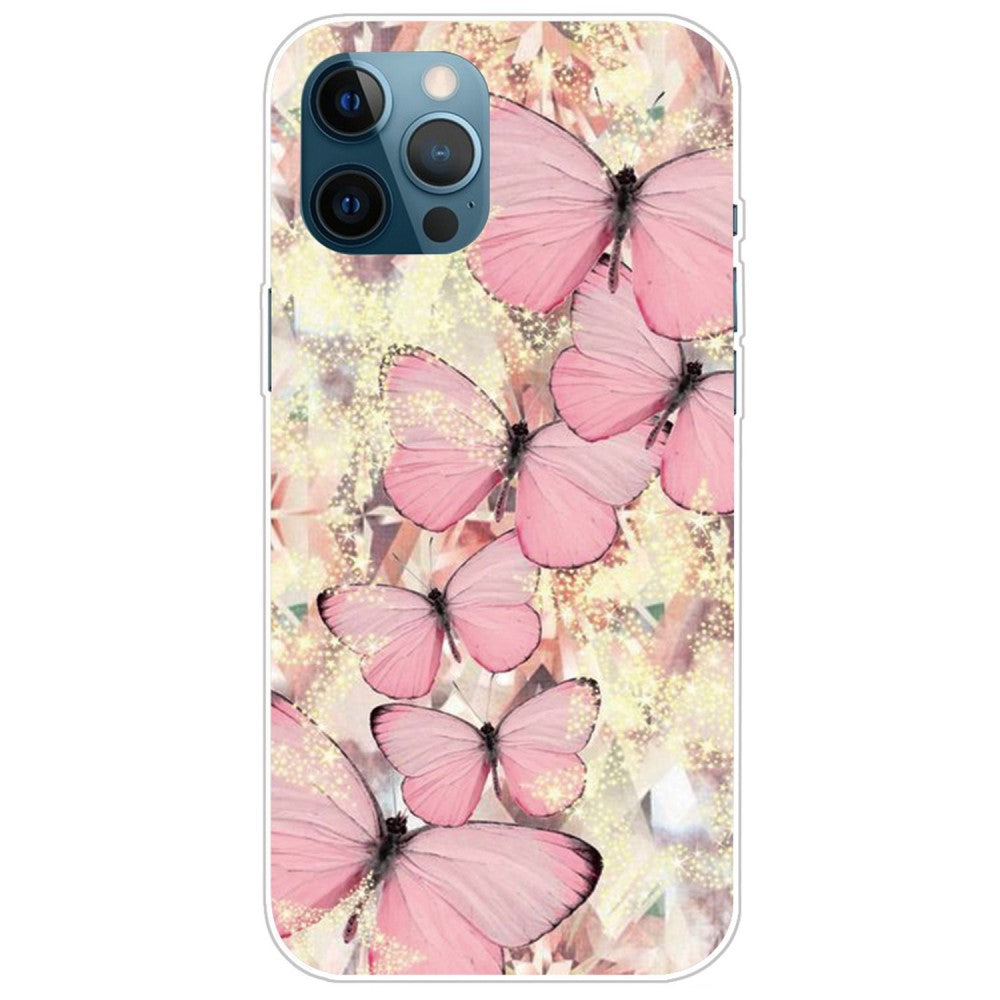 Deco iPhone 14 Pro Max case - Pink Butterflies