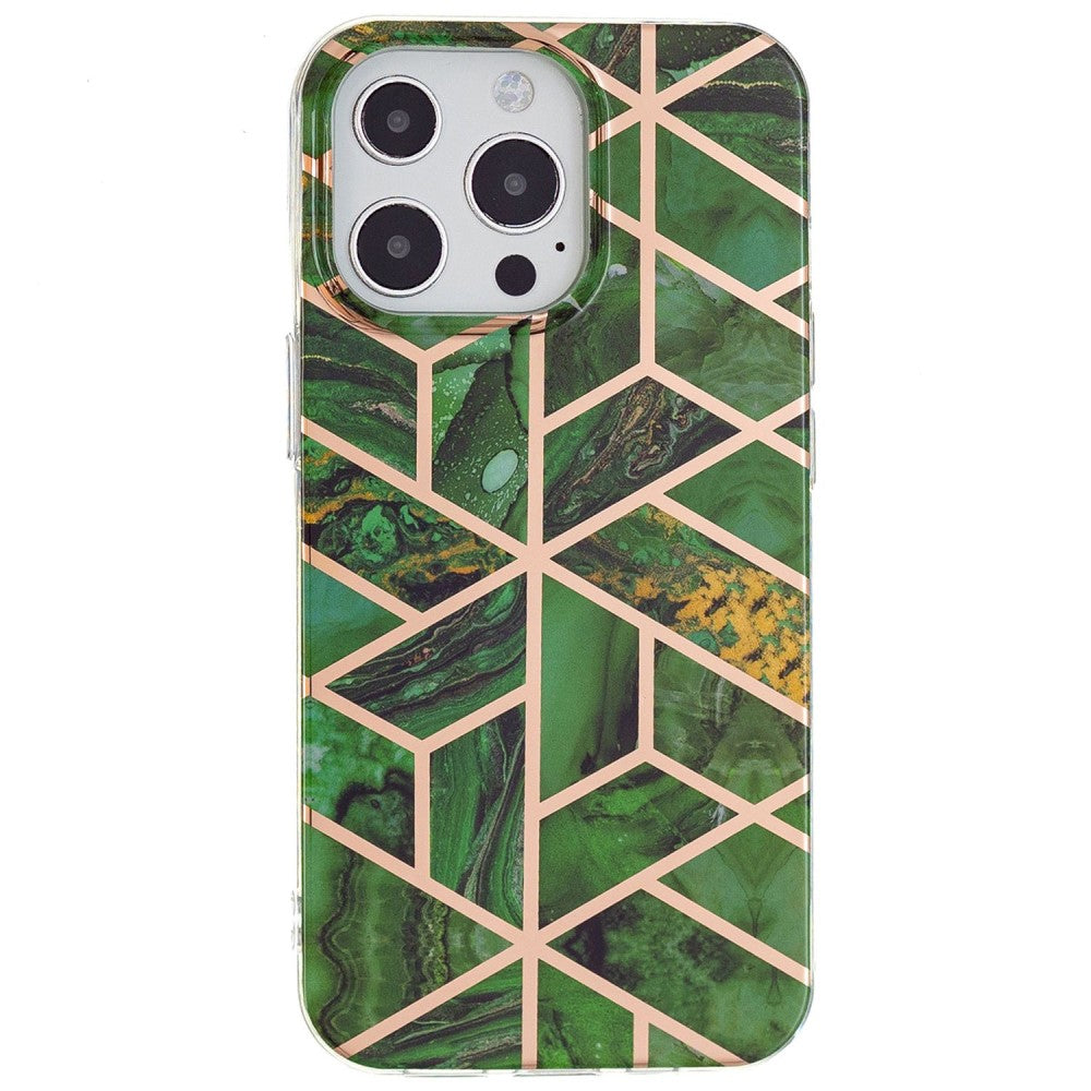 Marble iPhone 14 Pro Max case - Green