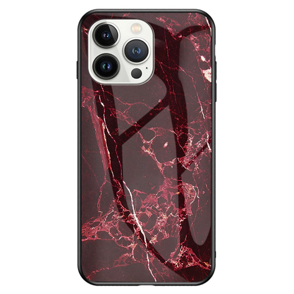 Fantasy Marble iPhone 14 Pro Max cover - Blood Red Marble