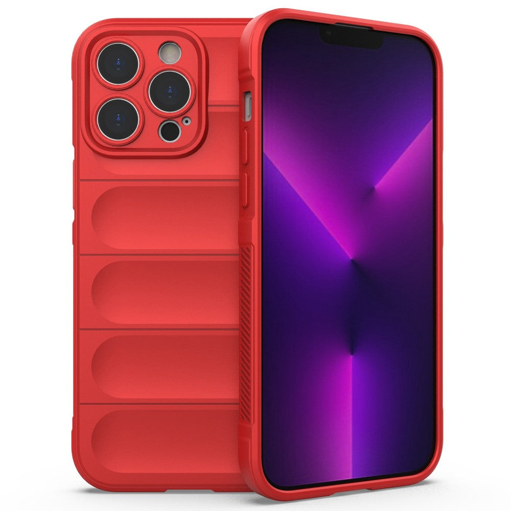 Soft gripformed cover for iPhone 14 Pro Max - Red